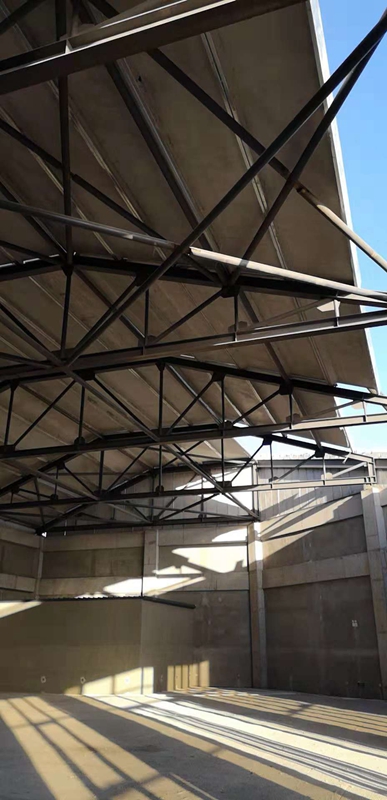 钢骨架轻型板用于鄂尔多斯新能源展览馆