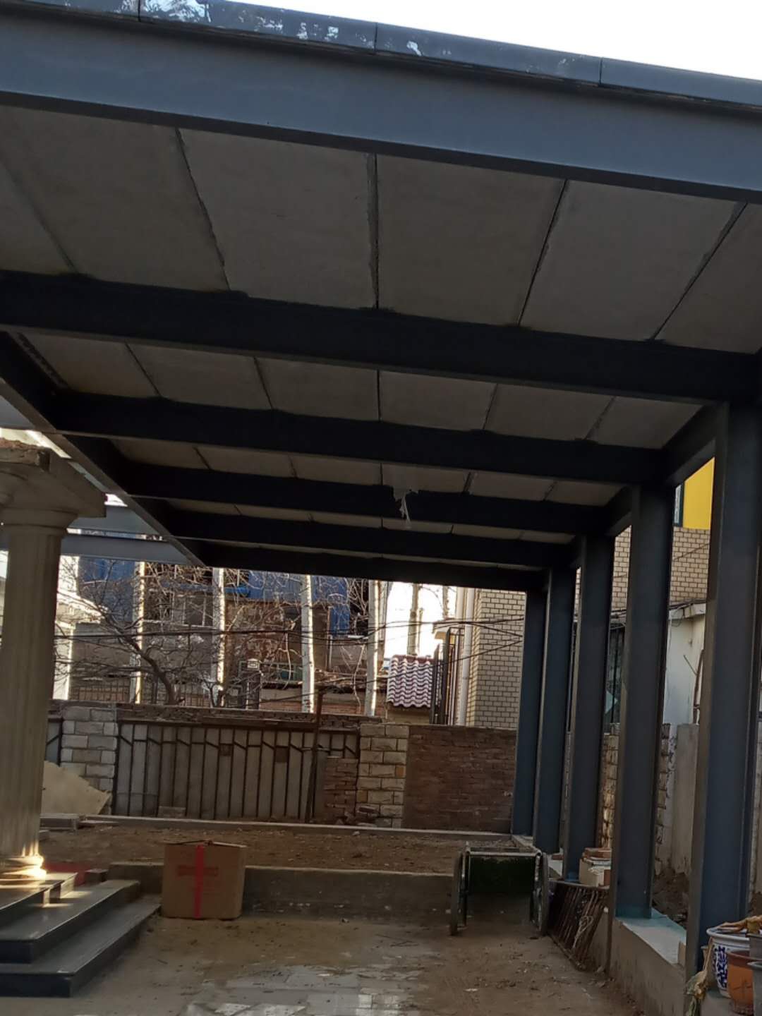 鋼骨架輕型屋面板用于朝陽怡景城花園