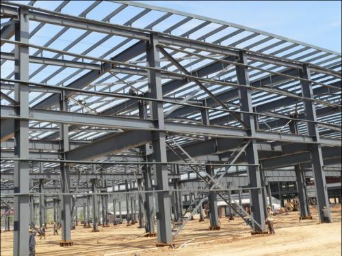 大跨度厂房钢结构施工五种安装技术简述